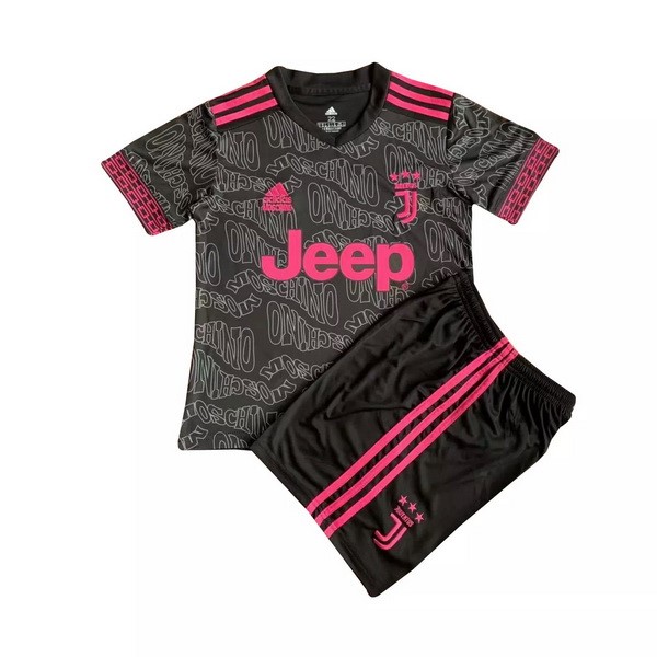 Camiseta Juventus Especial Niño 2021-2022 Negro Rosa
